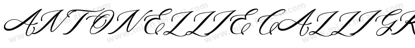 Antonellie Calligrap字体转换